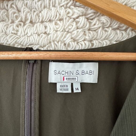 Sachin & Babi Green Alli Gown - Picture 3 of 10